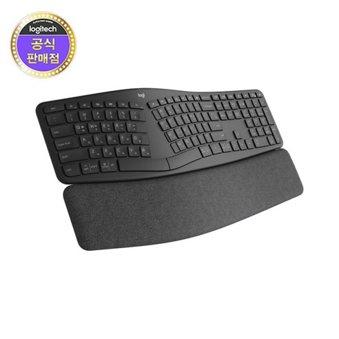 [K860 전용 키스킨 사은품 증정] 로지텍코리아 ERGO K860 무선 블루투스 펜타그래프 네츄럴 인체공학 키보드