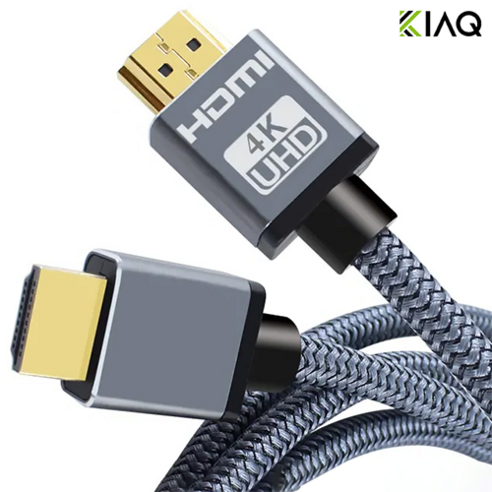 KIAQ HDMI 2.0v UHD 4K 케이블는 고품질의 HDMI 연결을 제공하는 케이블입니다.