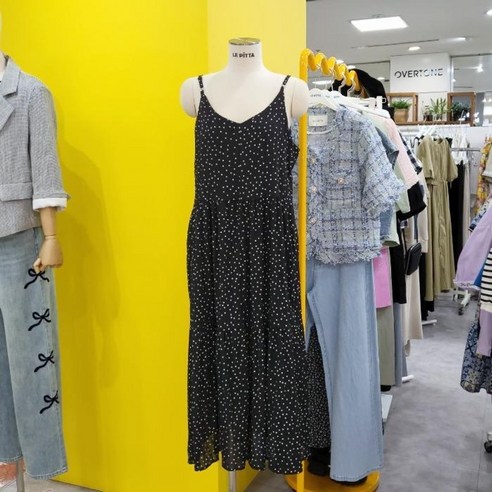 르피타 DP01 도트 뷔스티에 캉캉 원피스 대동백화점 L242UOP615