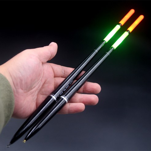 바다 낚시를 위한 SUNFC LED 전자찌 눈부신 고추막대 2점등 세트, 낚시용품과 함께 425배터리 10개 포함 오즈막대찌