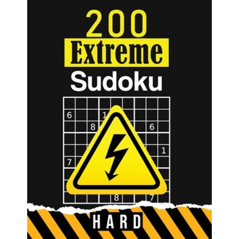 200 Extreme Sudoku: HARD: Puzzle book for adults Large Print - Great Gift Paperback, Independently Published