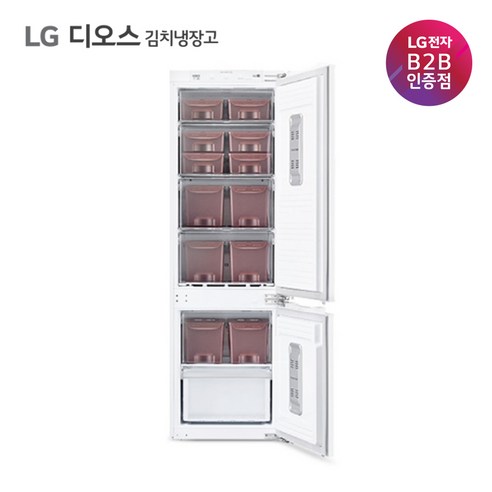 LG DIOS 빌트인 김치냉장고 223L K221PR14BR2 희망일 배송가능