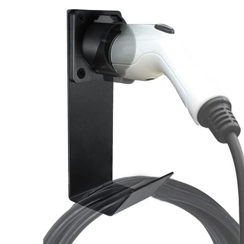 전기 자동차 충전기 벽 마운트 Ev 홀더 EV 홀스터 커넥터 노즐, 한개옵션0