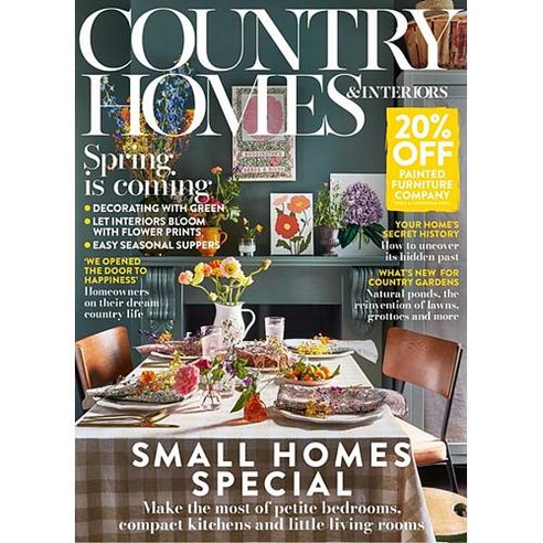 Country Homes & Interiors Uk 2024년2024년3월호 (영국 홈 인테리어 잡지 월드매거진) - 당일발송 2024년3월호