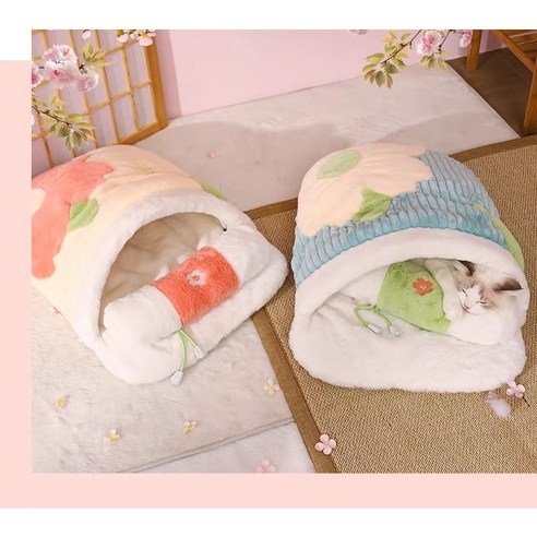 PCTN 고급 고양이 이불베개세트 캣배딩