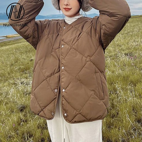 경량 디자인, 보온성이 뛰어남, 여성용 겨울 패딩 점퍼