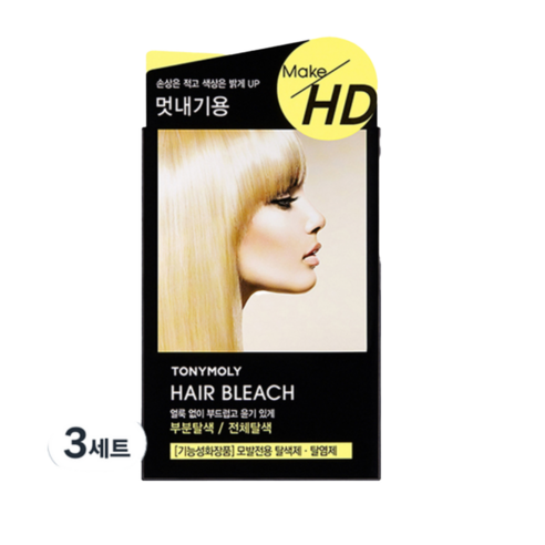 토니모리 메이크 에이치디 헤어블리치 1제 10g + 2제 30ml 세트, 15세트