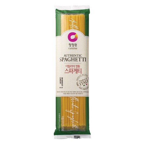 청정원 이탈리아 정통 스파게티면, 500g, 1개