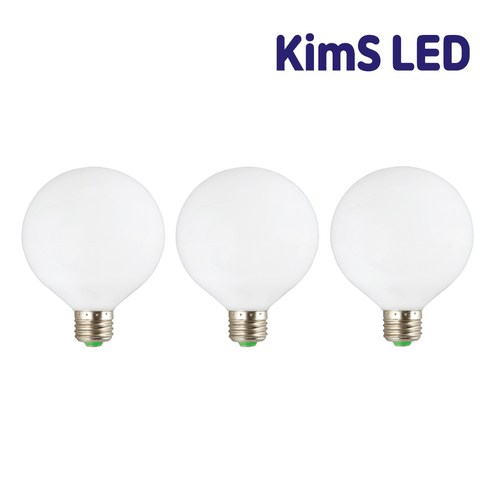 KimS led 볼전구 12w 숏넥 XCLP-1-S12, 3개, 주광색