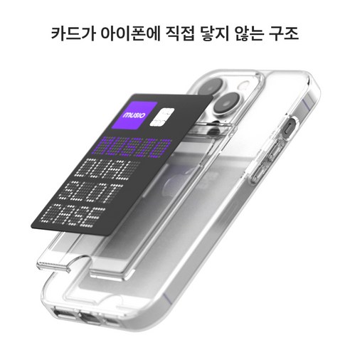 아이폰 15, 스타일과 실용성을 모두 잡는 뮤지오 듀얼슬롯 카드 케이스
