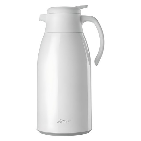GIANXI 오미 보온 주전자, 1개, 화이트, 1600ml