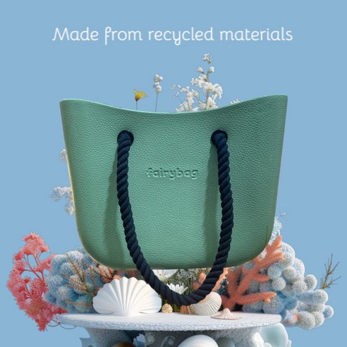 FairyBag 실리콘 방수 여행 쇼핑 목욕 여름 바캉스 EVA 백 DIY BAG 토트백 비치백