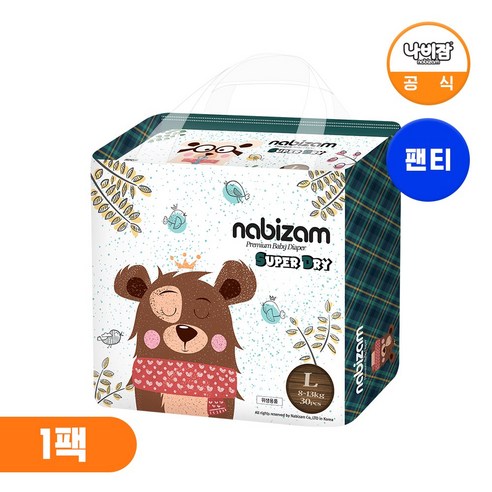 슈퍼드라이 팬티형 기저귀 아동공용, 대형(L), 30매