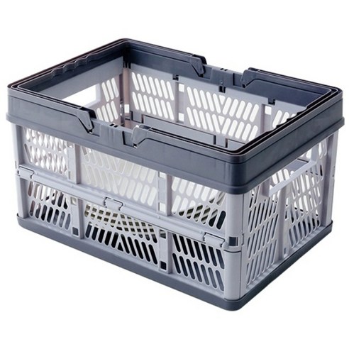 마켓비 KONTINO 폴딩바스켓, 투톤그레이, 33L, 1개