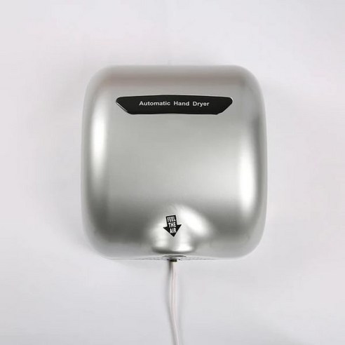 108276 Interhasa HEPA 고속 바람 자동 핸드 드라이어 304ss 전기 욕실 상업용, Silver hand dryers_EU bshd2807 Best Top5