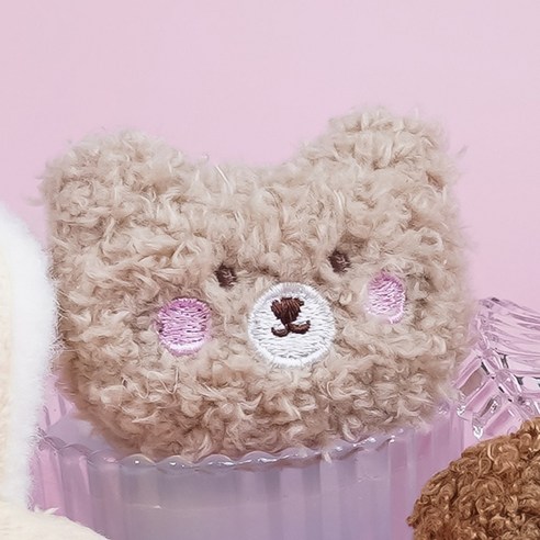 뽀너스 솜솜 인형 테이프걸이 릴홀더 플라스타걸이 간호사용품, 곰돌이(브라운)