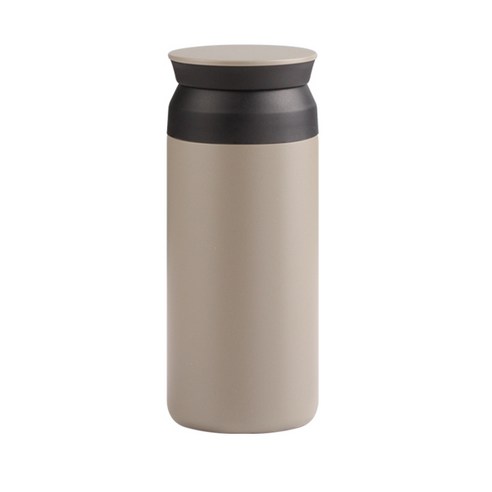 휴대용 미니 보온보냉 진공 트래블 텀블러 350ml, 카키, 1개