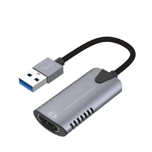 4K USB3.0 to HDMI캡쳐보드 영상편집 닌텐도 PS5 녹화, 단품