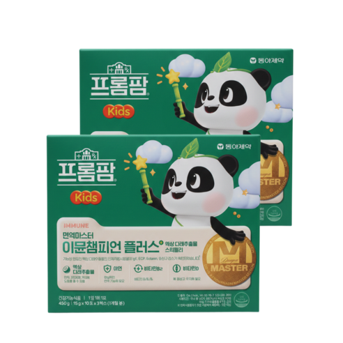 동아제약 프롬팜 이뮨 챔피언 키즈 30포*2박스