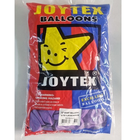 피플스파티 조이텍스 30cm 스탠다드 하트풍선 100입, 1개, 라벤더