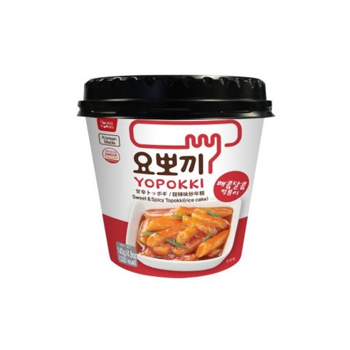 요뽀끼 매콤달콤 떡볶이 컵