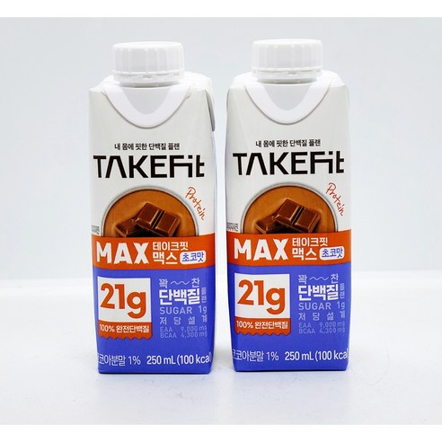 테이크핏 맥스 초코맛, 250ml, 40개