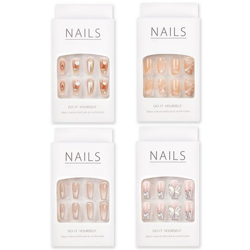 키스미스 웨딩 네일팁으로 완성하는 빛나는 결혼식, 간편하고 아름답게!