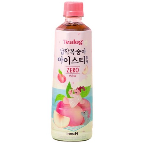 이노엔 티로그 납작복숭아 아이스티 500ml 15개 아이스티 음료