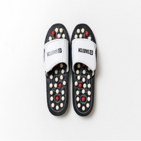 연예인 발바닥 지압슬리퍼 실내 지압실내화 다이어트 허리에좋은 자세교정 스내치, L(270~280)