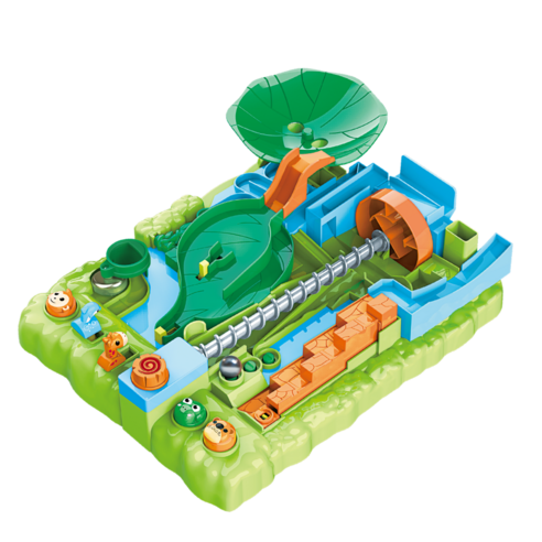 어린이를 위한 정글 어드벤처 코딩로드 구슬 놀이 조작 장난감 1개 캐릭터별완구