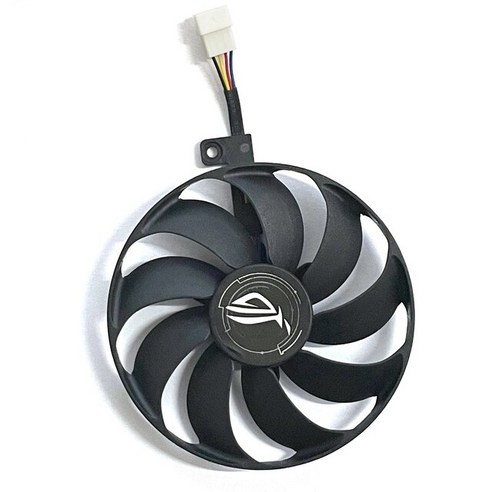 그래픽카드 지포스 컴퓨터 3PCS 새로운 7 핀 T129215SU DC 12V 0.5A 87MM RX5700 XT GPU 팬 ASUS RTX 2080 2070 RX5700XT 5, 2.4PIN