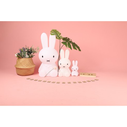 국내배송 LED 미피조명 토끼램프 수유등 무드등 아기방등 수면등 당일발송, 50cm, 일반무선형