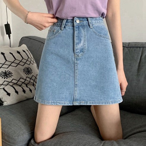 주디앤 클로니 데님 스커트