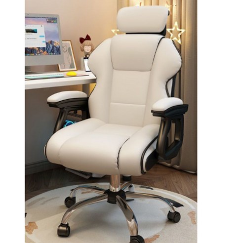 루나글램 게이밍 의자, 화이트