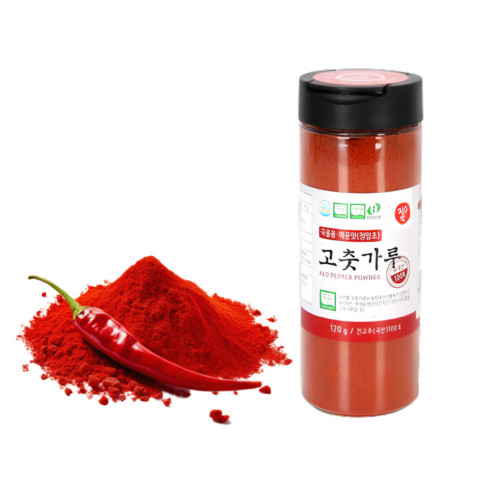 자연애 청양초 고추가루 국물용 간편용기 120g, 1개, 매운맛