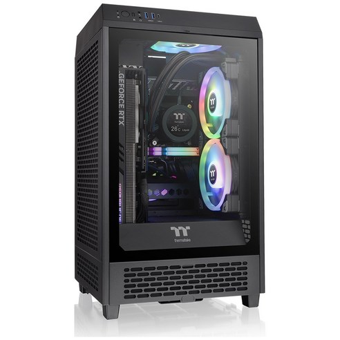 써멀테이크 The Tower 200 TG (Black) 리틀밸리, 1개
