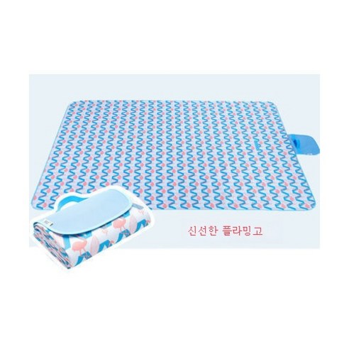 ZZJJC 야외 피크닉 매트 접이식 방수 방습 매트 잔디 매트 기계세탁 불가 캠핑 비치 매트, 싱그러운 불타는 새, 145*80cm