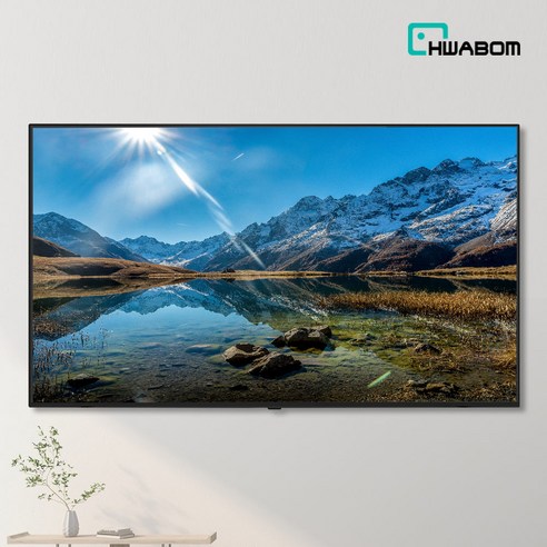 화봄 UHD LED TV 127cm(50인치) CR500UHD ULTRA Full HD 가성비 텔레비젼 에너지1등급, 스탠드형, CR500UHD 자가설치