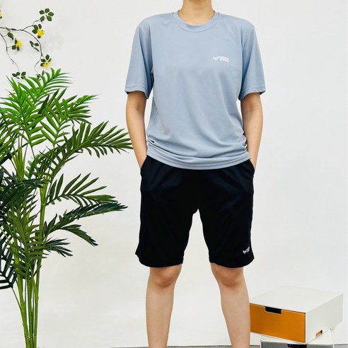 휠렉스 남성 스포츠 기능성 트레이닝 헬스복 상하세트 +수건증정 W36