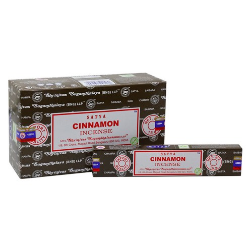 사티아 나그참파 인센스 스틱 15g x 12p 180g, 시나몬