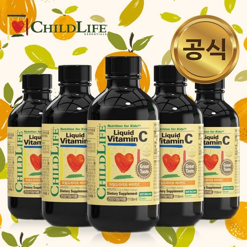 차일드라이프 액상 비타민 C 118ml 5개 세트, 단품