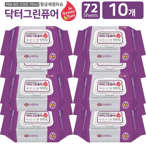 99.9% 항균력, 캡형 편리함, 넉넉한 720매