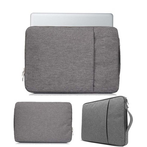 apple macbook air 11macbook 12air 13pro 13pro 15white 13pro 16 인치 노트북 핸드백 방수 지퍼 노트북 가방, 회색, 맥북 프로 15인치