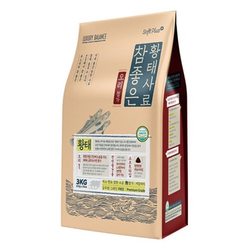 말랑 말랑 대용량 강아지 소프트 사료 황태 오리 3kg, 생선, 100g, 30개