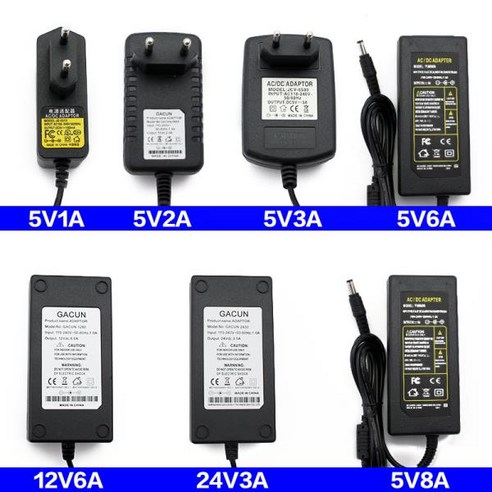 12V DC 전원 공급 장치, 5V 1A 변압기 어댑터 – LED 드라이버, EU 플러그 포함 12v1a 12V DC 전원 공급 장치, 5V 1A 변압기 어댑터 – LED 드라이버, EU 플러그 포함 12v1a