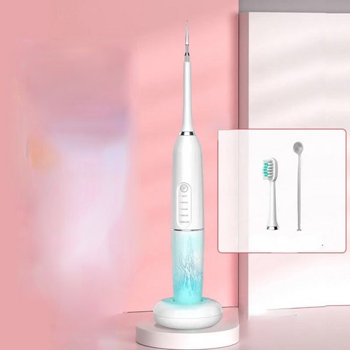 음파 전동칫솔과 양치기 무선충전 1세트, 듀얼 체인저 A, 음파칫솔과 칫솔질 A