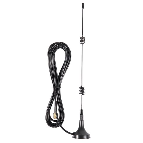 노 브랜드 335802 Wi-Fi 2.4GHz 7 DBI 부스터 안테나 SMA RP(무선 WLAN 포함), 검은 색
