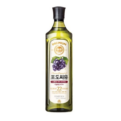 사조해표 프리미엄 포도씨유900ml, 900ml, 1개