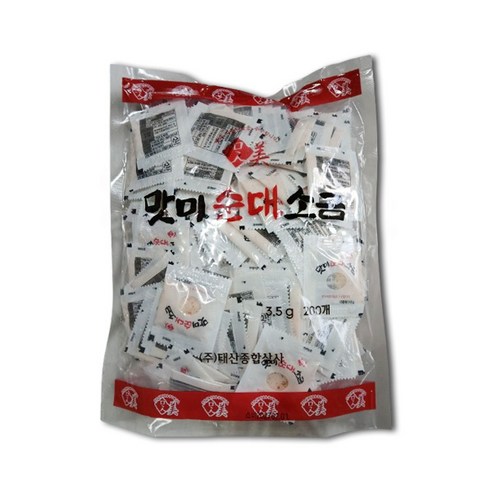 태산 맛미 순대소금, 200개, 3.5g