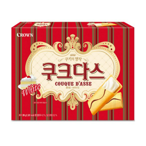 쿠크다스 화이트, 289g, 3개
